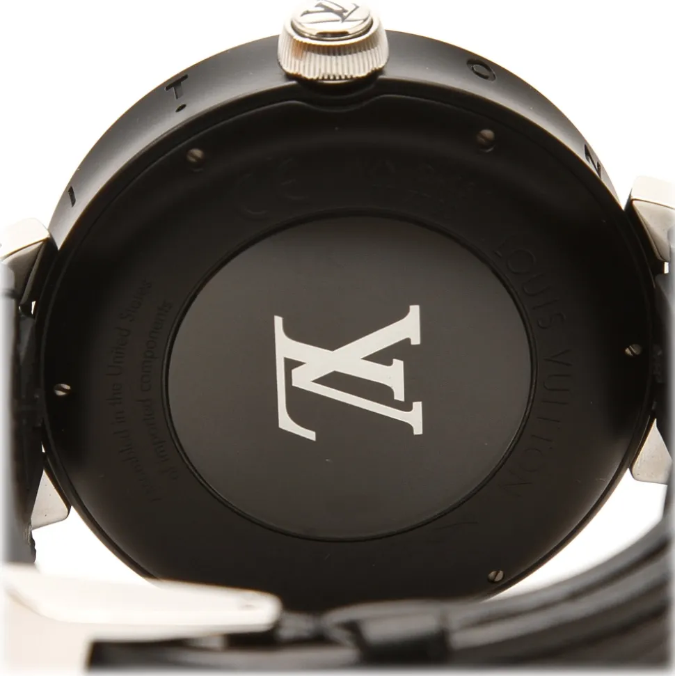 Louis Vuitton Vintage - Tambour Horizon QA051 - Black - LV Watch - Luxury High Quality - Avvenice