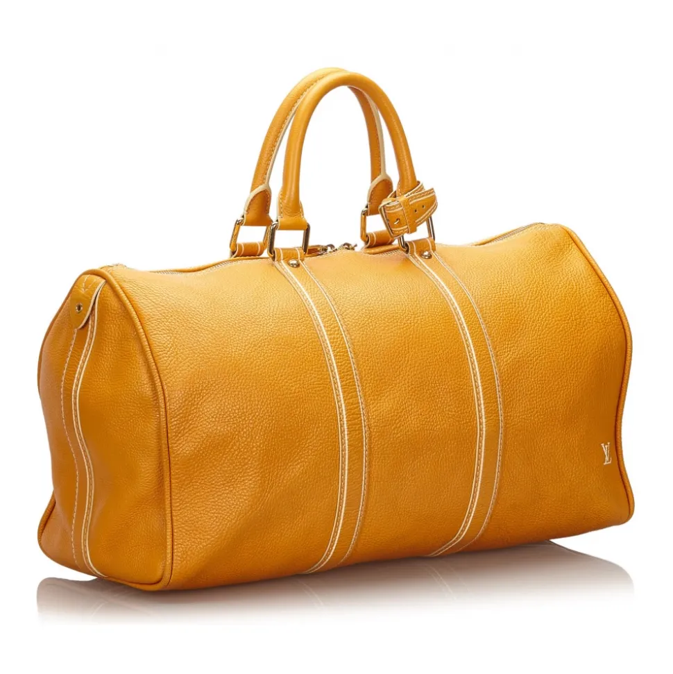 Louis Vuitton Vintage - Tobago Keepall 50 Orange - Orange - Leather and Epi Leather Handbag - Luxury High Quality - Avvenice