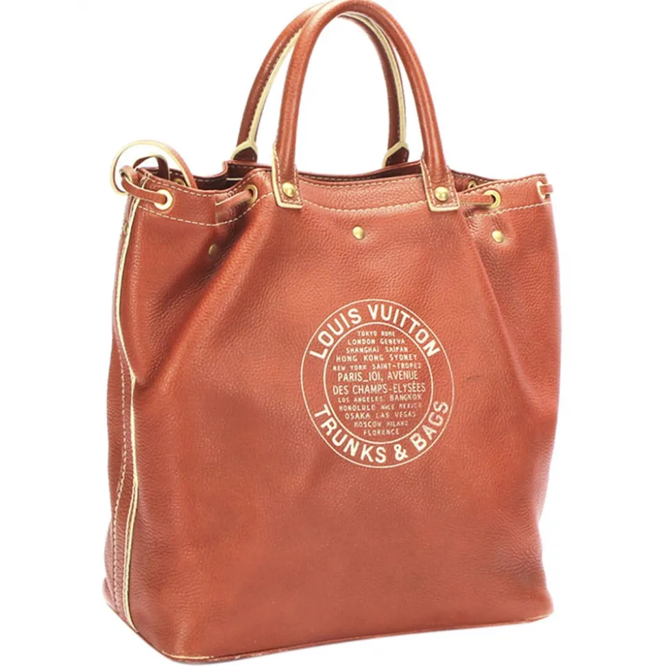 Louis Vuitton Vintage - Tobago Trunks and Bags Shoe Bag - Orange - Calf Leather Handbag - Luxury High Quality - Avvenice
