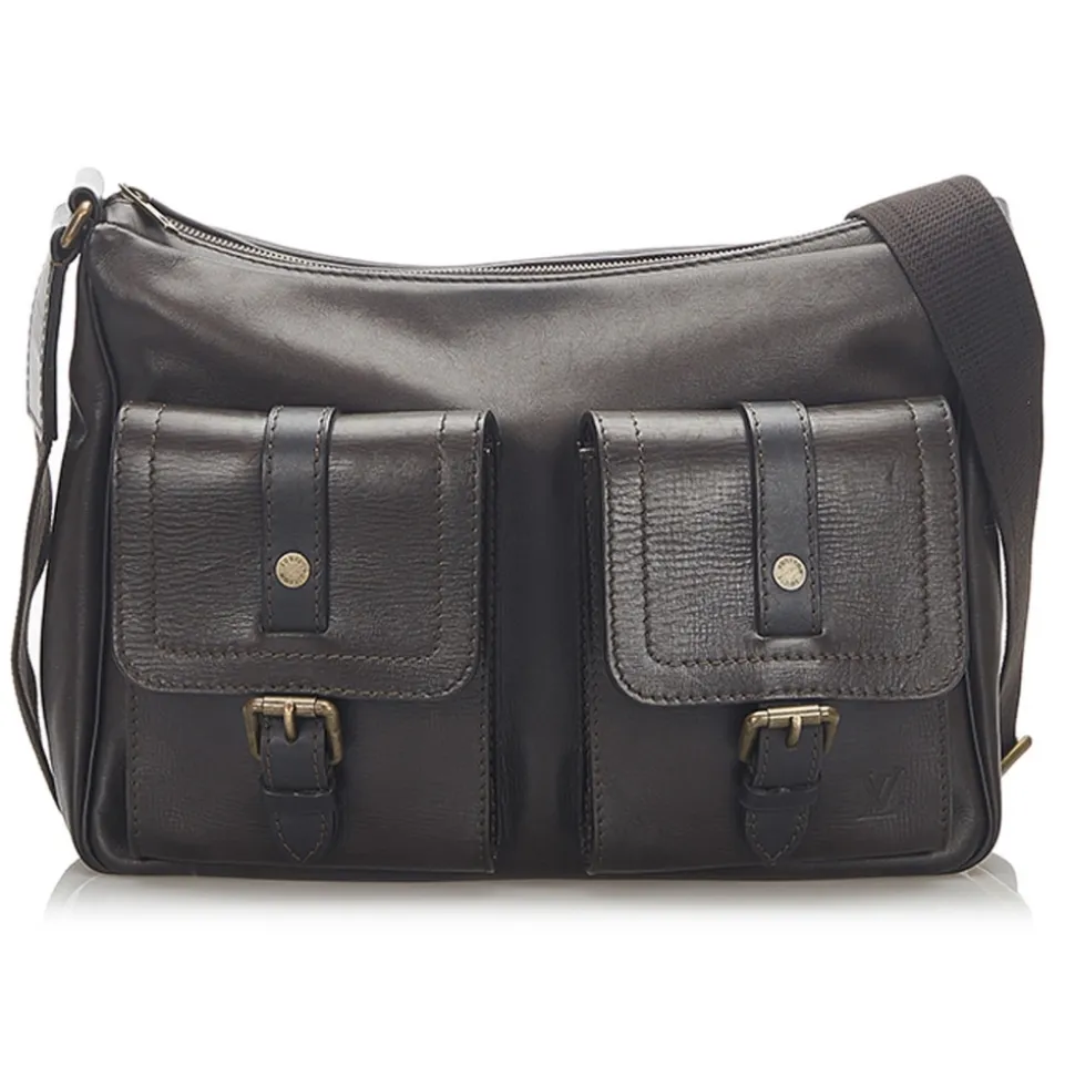 Louis Vuitton Vintage - Utah Wichita Crossbody - Dark Brown - Leather Crossbody Bag - Luxury High Quality - Avvenice