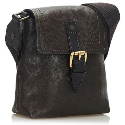 Louis Vuitton Vintage - Utah Yuma - Dark Brown - Calf Leather Crossbody Bag - Luxury High Quality - Avvenice