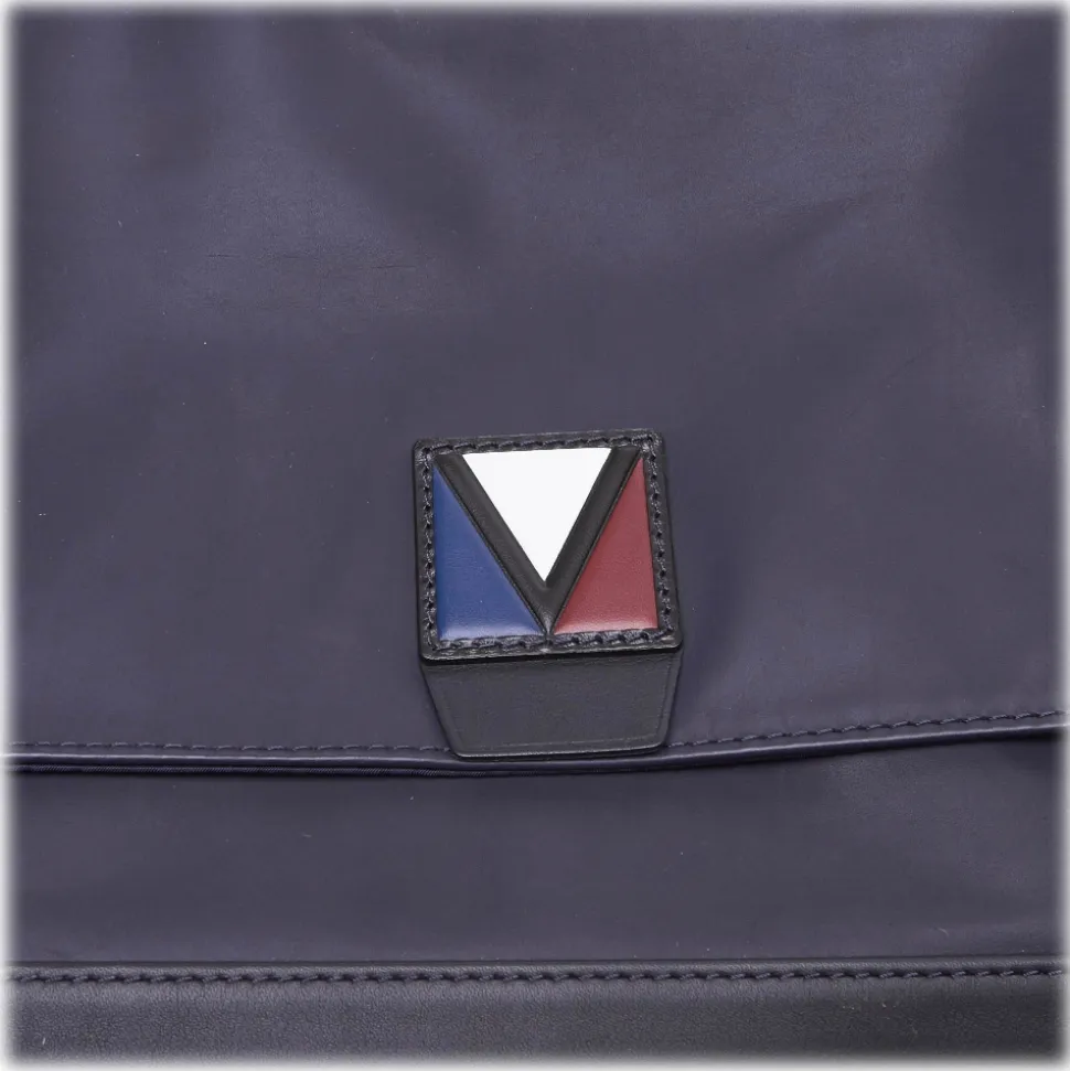 Louis Vuitton Vintage - V Line Messenger Bag - Grey - Fabric and Leather Handbag - Luxury High Quality - Avvenice