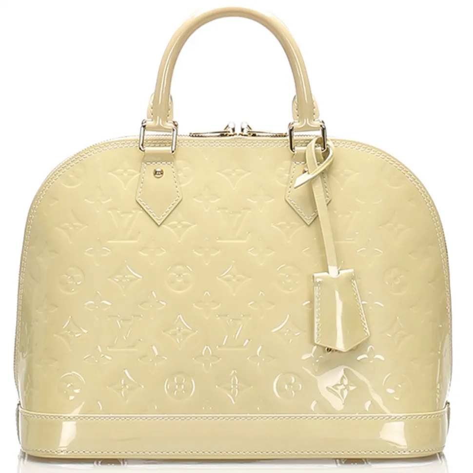 Louis Vuitton Vintage - Vernis Alma PM - White Ivory - Vernis Leather Handbag - Luxury High Quality - Avvenice
