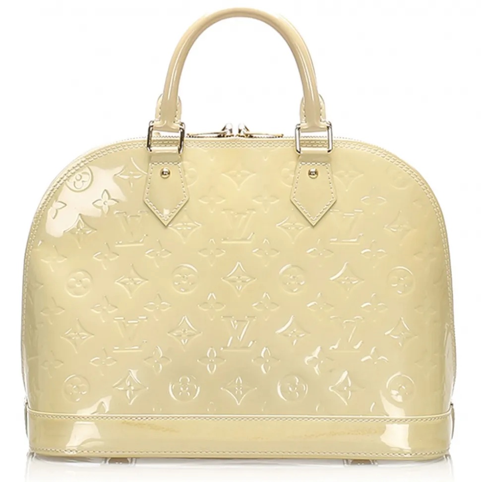Louis Vuitton Vintage - Vernis Alma PM - White Ivory - Vernis Leather Handbag - Luxury High Quality - Avvenice