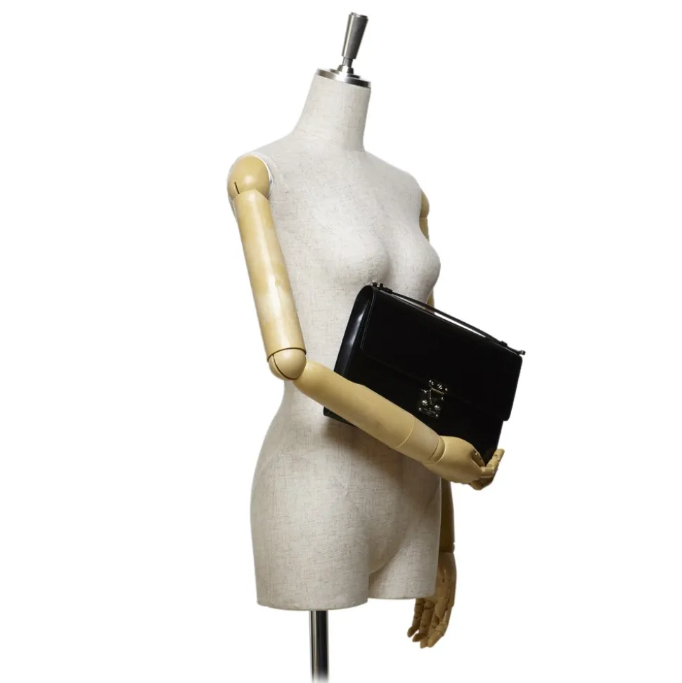 Louis Vuitton Vintage - Vernis Anouchka MM Bag - Black - Vernis Leather Handbag - Luxury High Quality - Avvenice