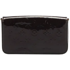 Louis Vuitton Vintage - Vernis Pochette Felicie - Black - Vernis Leather Crossbody Bag - Luxury High Quality - Avvenice