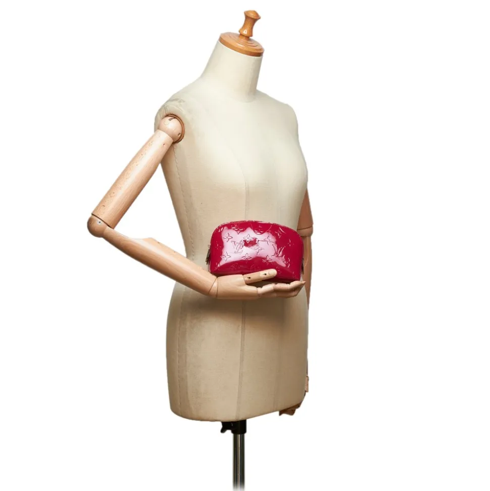 Louis Vuitton Vintage - Vernis Leather Cosmetic Pouch - Red - Vernis Leather Pouch - Luxury High Quality - Avvenice