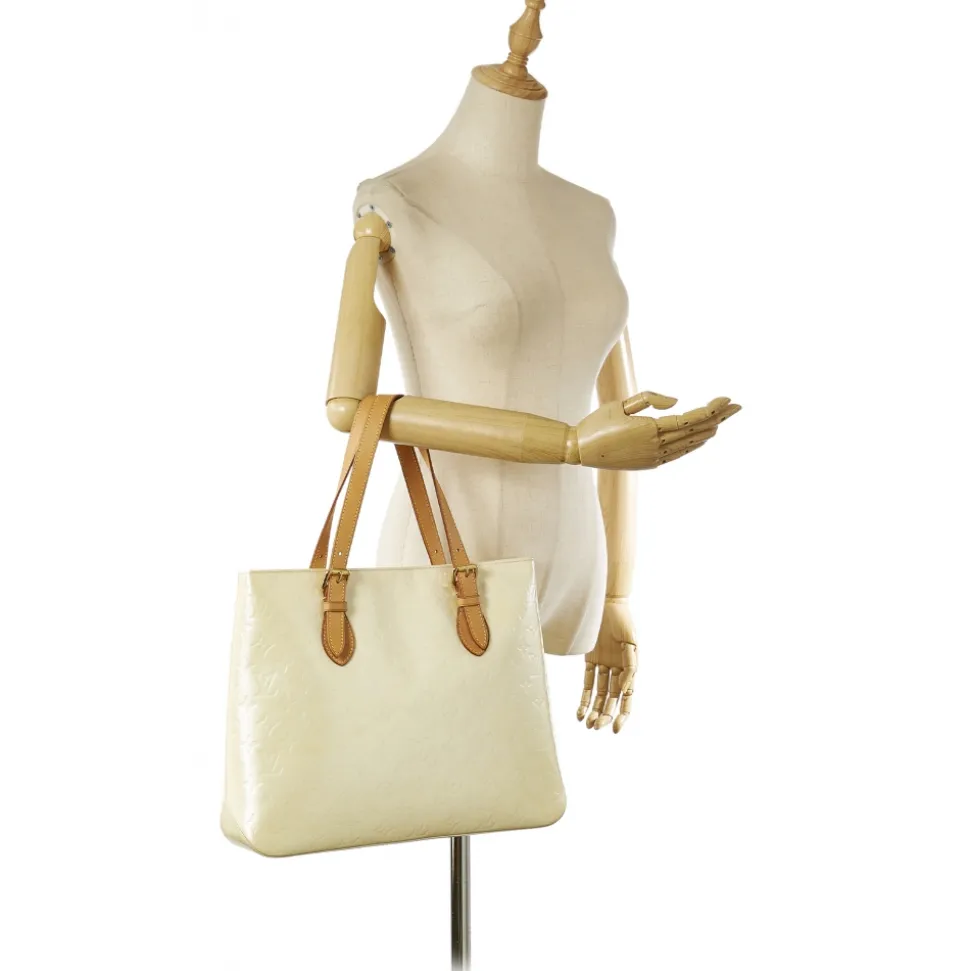 Louis Vuitton Vintage - Vernis Brentwood - White Brown - Vernis Leather Tote Bag - Luxury High Quality - Avvenice