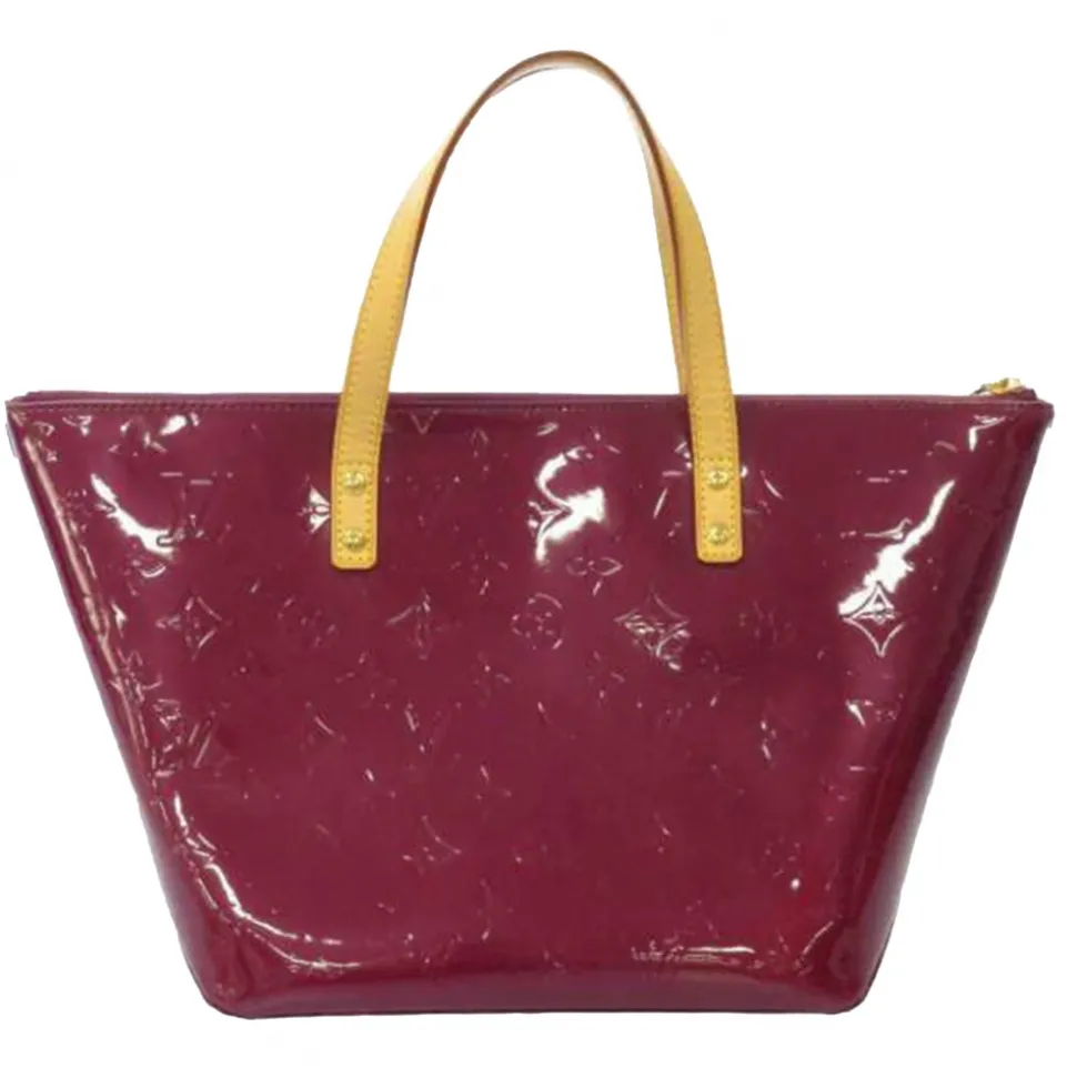 Louis Vuitton Vintage - Vernis Bellevue PM - Purple Light Brown - Vernis Leather Tote Bag - Luxury High Quality - Avvenice