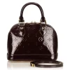 Louis Vuitton Vintage - Vernis Alma BB Handbag Bag - Black - Vernis Leather Handbag - Luxury High Quality - Avvenice