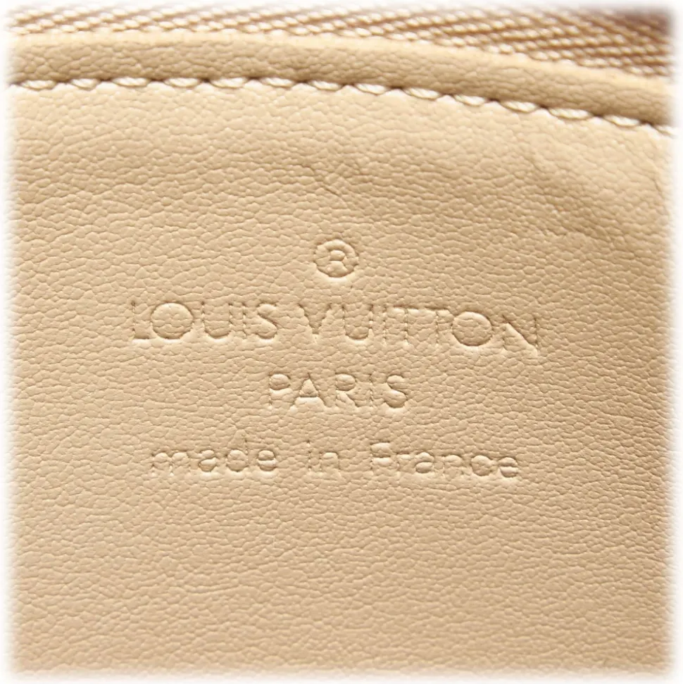 Louis Vuitton Vintage - Vernis Lexington Fleurs Pochette - Beige - Vernis Leather Handbag - Luxury High Quality - Avvenice