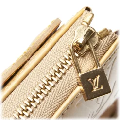 Louis Vuitton Vintage - Vernis Lexington Fleurs Pochette - Beige - Vernis Leather Handbag - Luxury High Quality - Avvenice