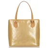 Louis Vuitton Vintage - Vernis Houston Bag - Gold Brown - Vernis Leather Handbag - Luxury High Quality - Avvenice