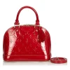 Louis Vuitton Vintage - Vernis Alma BB Handbag Bag - Red - Vernis Leather Handbag - Luxury High Quality - Avvenice