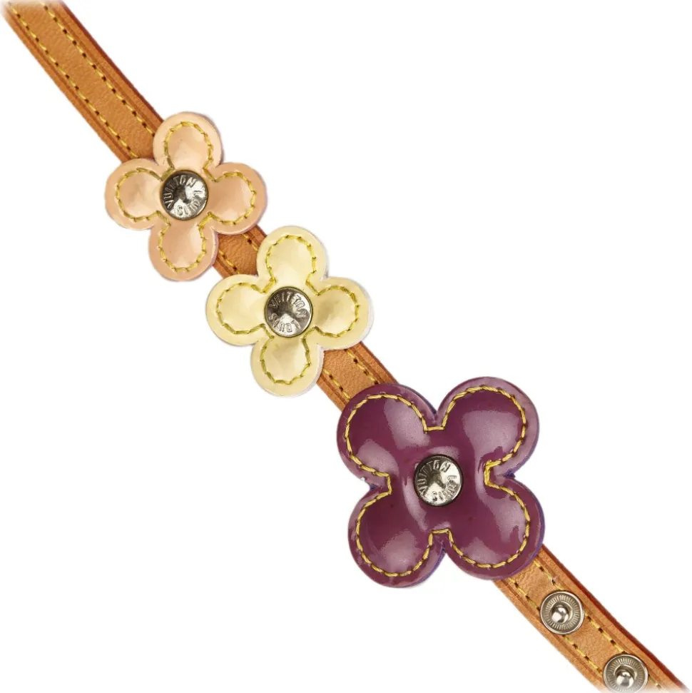 Louis Vuitton Vintage - Vernis Fleurs Double Wrap Bracelet Choker - Purple Multi - LV Bracelet Choker - Luxury High Quality - Avvenice