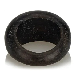 Louis Vuitton Vintage - Wood Silvania Ring - Brown Gold - Wood - LV Ring - Luxury High Quality - Avvenice