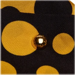Louis Vuitton Vintage - Yayoi Kusama Printed Silk Scarf - Black Yellow - LV Silk Scarf - Luxury High Quality - Avvenice
