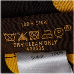 Louis Vuitton Vintage - Yayoi Kusama Printed Silk Scarf - Black Yellow - LV Silk Scarf - Luxury High Quality - Avvenice