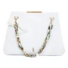 Maison Fagiano - Deerskin Leather - Optic White - Artisan Bag - New Work Exclusive Collection - Luxury - Handmade in Italy - Avvenice