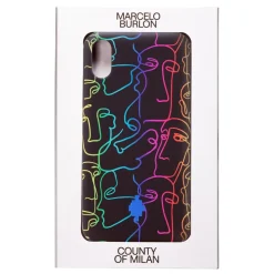 Marcelo Burlon - All Faces Cover - iPhone XR - Apple - County of Milan - Printed Case - Avvenice