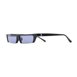 Marcelo Burlon - Black Linda Farrow Edition Cut-Out Sunglasses - County of Milan - Marcelo Burlon Eyewear - Avvenice