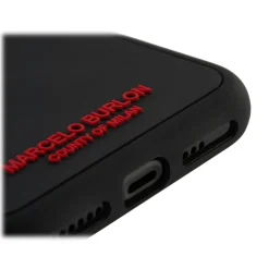 Marcelo Burlon - 3D Cross Red Cover - iPhone 11 - Apple - County of Milan - Printed Case - Avvenice