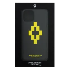 Marcelo Burlon - 3D Cross Yellow Cover - iPhone 11 Pro - Apple - County of Milan - Printed Case - Avvenice