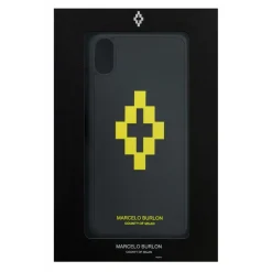 Marcelo Burlon - 3D Cross Yellow Cover - iPhone XS Max - Apple - County of Milan - Printed Case - Avvenice