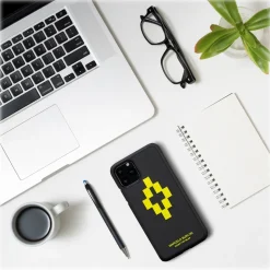 Marcelo Burlon - 3D Cross Yellow Cover - iPhone 11 - Apple - County of Milan - Printed Case - Avvenice
