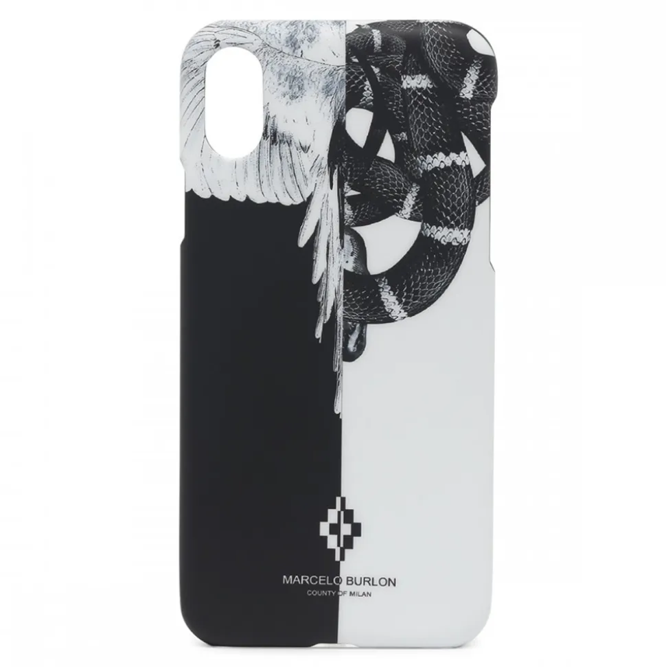 Marcelo Burlon - Orange Wings Cover - iPhone X - Apple - County of Milan - Printed Case - Avvenice