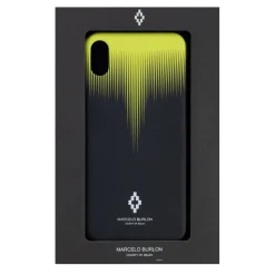 Marcelo Burlon - Sharp Fall Wings Yellow Cover - iPhone XS Max - Apple - County of Milan - Printed Case - Avvenice