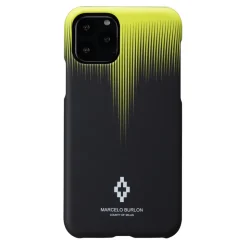 Marcelo Burlon - Sharp Fall Wings Yellow Cover - iPhone 11 Pro Max - Apple - County of Milan - Printed Case - Avvenice