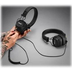 Marshall - Major IV - Black - Bluetooth Headphones - Iconic Classic Premium High Quality Headphones - Avvenice