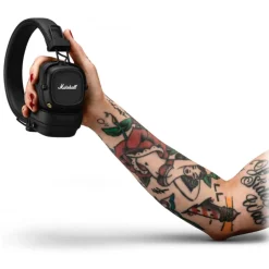 Marshall - Major IV - Black - Bluetooth Headphones - Iconic Classic Premium High Quality Headphones - Avvenice