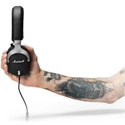 Marshall - Monitor Steel Edition - Black - Headphones - Iconic Classic Premium High Quality Headphones - Avvenice