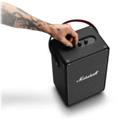 Marshall - Tufton - Black and Brass - Portable Bluetooth Speaker - Iconic Classic Premium High Quality Speaker - Avvenice
