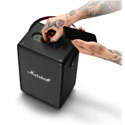 Marshall - Tufton - Black and Brass - Portable Bluetooth Speaker - Iconic Classic Premium High Quality Speaker - Avvenice