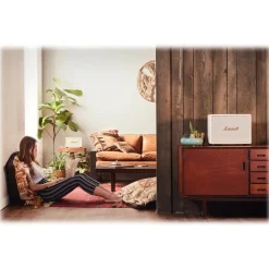 Marshall - Woburn - Cream - Multi-Room Wi-Fi Speaker - Iconic Classic Premium High Quality Speaker - Avvenice