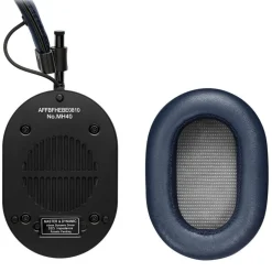 Master & Dynamic - MH40 - Black Metal / Navy Leather - Premium High Quality and Performance Over-Ear Headphones - Avvenice