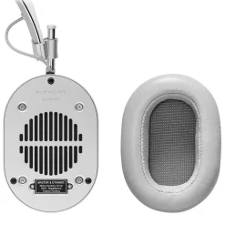 Master & Dynamic - MH40 - Silver Metal / White Leather - Premium High Quality and Performance Over-Ear Headphones - Avvenice