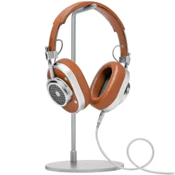 Master & Dynamic - MH40 - Silver Metal / Brown Leather - Premium High Quality and Performance Over-Ear Headphones - Avvenice
