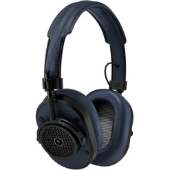 Master & Dynamic - MH40 - Zero Halliburton Kit - Black Metal / Navy Leather - Premium High Quality Over-Ear Headphones - Avvenice