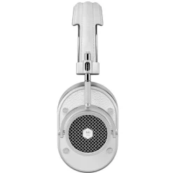 Master & Dynamic - MH40 - Zero Halliburton Kit - Silver Metal / White Leather - Premium High Quality Over-Ear Headphones - Avvenice
