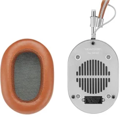 Master & Dynamic - MH40 - Zero Halliburton Kit - Silver Metal / Brown Leather - Premium High Quality Over-Ear Headphones - Avvenice