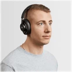 Master & Dynamic - MW50+ - Black Metal / Black Leather - Premium High Quality Wireless 2-in-1 On + Over-Ear Headphones - Avvenice