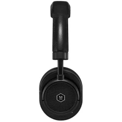 Master & Dynamic - MW50 - Black Metal / Black Leather - Premium High Quality and Performance Wireless On-Ear Headphones - Avvenice