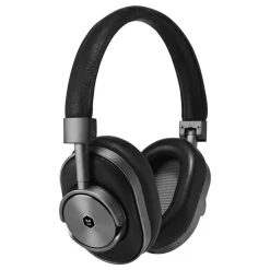 Master & Dynamic - MW60 - Halliburton Case - Gunmetal / Black Leather - Premium High Quality Wireless Over-Ear Headphones - Avvenice