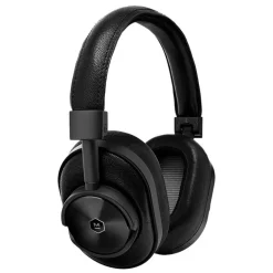 Master & Dynamic - MW60 - Halliburton Case - Black Metal / Black Leather - Premium High Quality Wireless Over-Ear Headphones - Avvenice