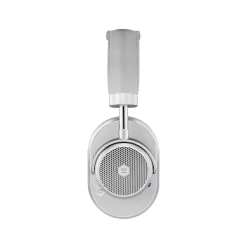 Master & Dynamic - MW65 - Silver Metal / Grey Leather - Active Noise-Cancelling Wireless Headphones - Premium Quality - Avvenice