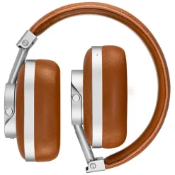 Master & Dynamic - MW60 - Silver Metal / Brown Leather - Premium High Quality and Performance Wireless Over-Ear Headphones - Avvenice